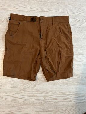 Prana Men's Cargo Shorts in Chestnut Brown